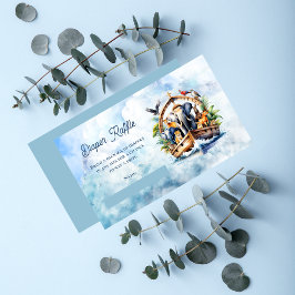 Noahs Ark Cute Animals Baby Shower Raffle Tilläggskort