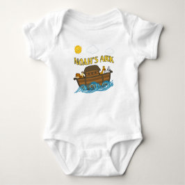 Noahs Ark Cute Boat Newborn Pj's T Shirt