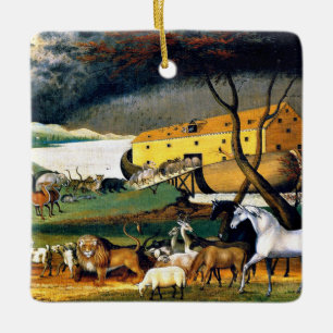 Noahs Ark färglös Julgransprydnad Keramik