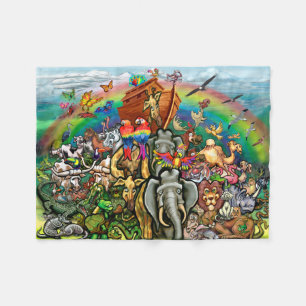 Noahs Ark Fleecefilt