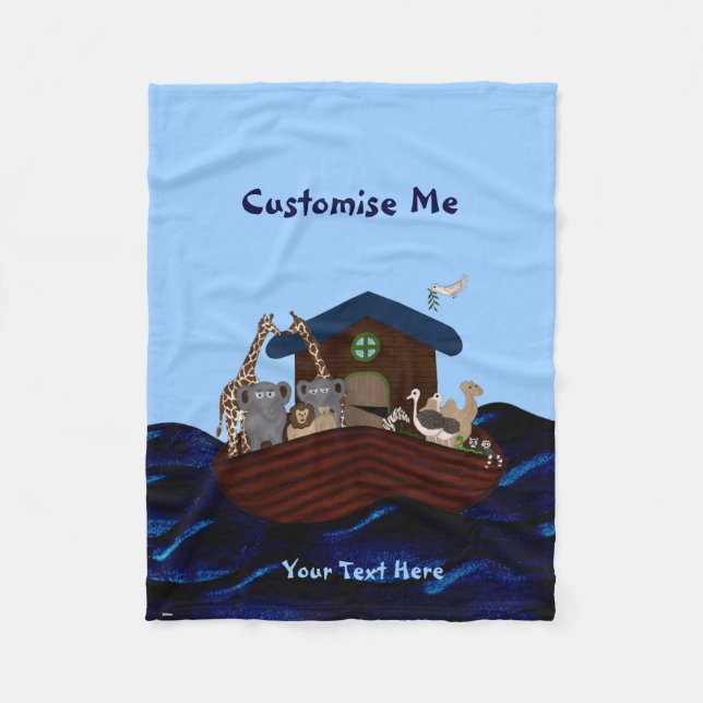 Noahs Ark Fleecefilt (Framsidan)