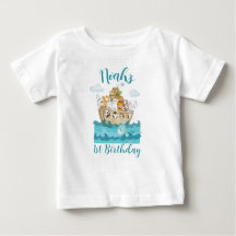 Noah's ark födelsedag Namn shirt