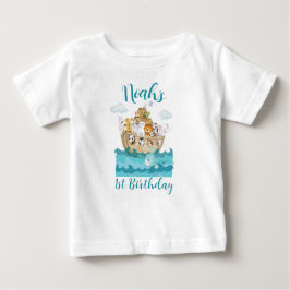 Noah's ark födelsedag Namn shirt T