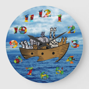 Noahs ark - gelébönatal stor klocka