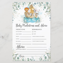 Noahs Ark Greenery Baby Predictions & Advice