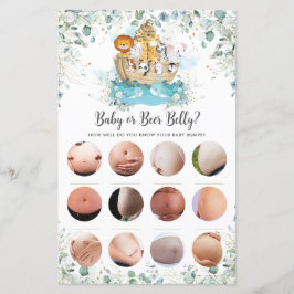 Noahs Ark Greenery Shower Baby eller Beer Belly Ga