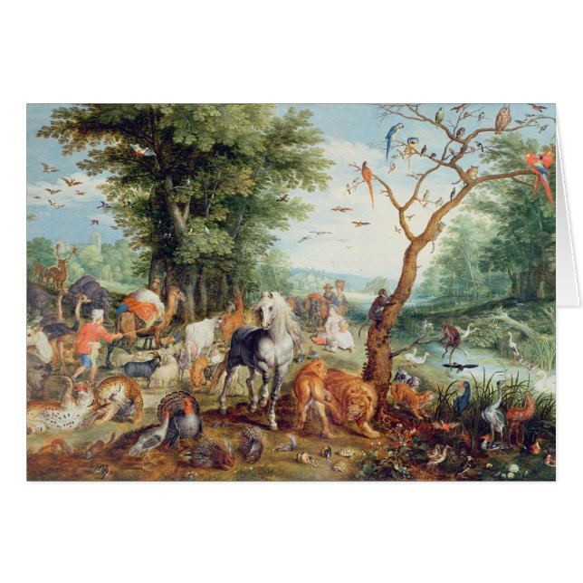 Noahs ark hälsningskort (Framsidan Horizontal)