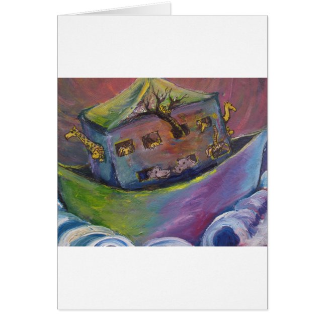 Noahs ark hälsningskort (Framsidan)