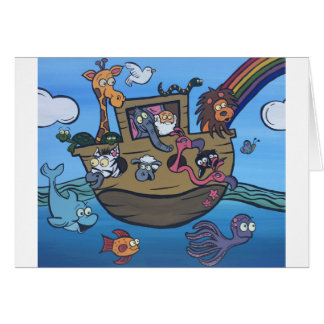 Noahs ark hälsningskort