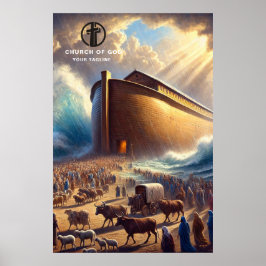 Noahs Ark Hanging Papper Poster