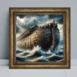 Noahs Ark i den kristna bibelstoriken Poster