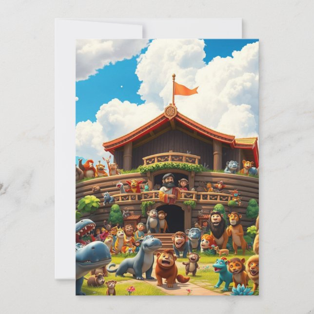 Noahs Ark i Joy Julkort (Framsida)