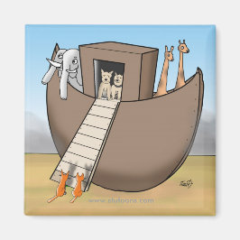 Noahs Ark - Inga katter tillåtna Magnet