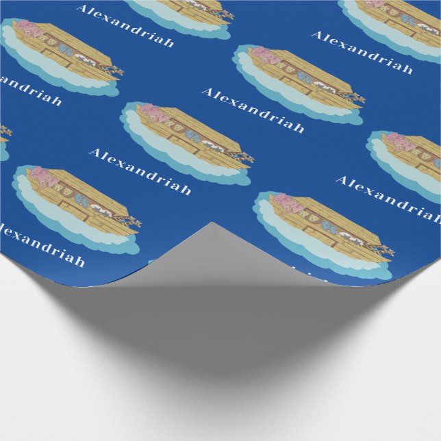 Noahs ark inslagning papper presentpapper (Hörn)