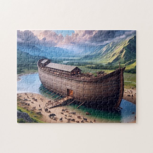 Noahs Ark Jigszawa Pussel (Horisontell)