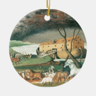 Noahs Ark Julgransprydnad Keramik