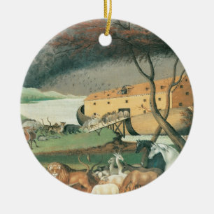 Noahs Ark Julgransprydnad Keramik
