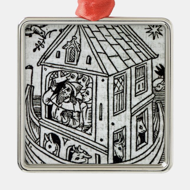 Noahs ark julgransprydnad metall (Framsidan)