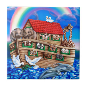 Noahs ark kakelplatta