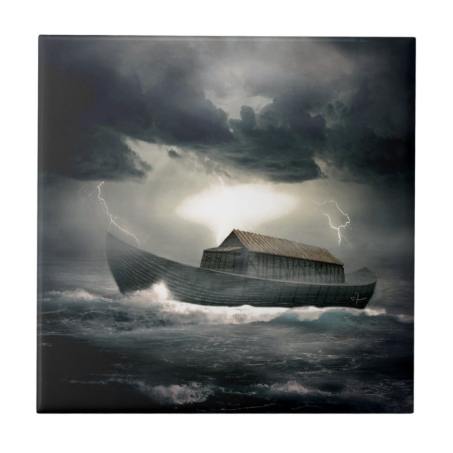 Noahs ark kakelplatta (Framsidan)