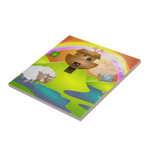 Noahs ark kakelplatta