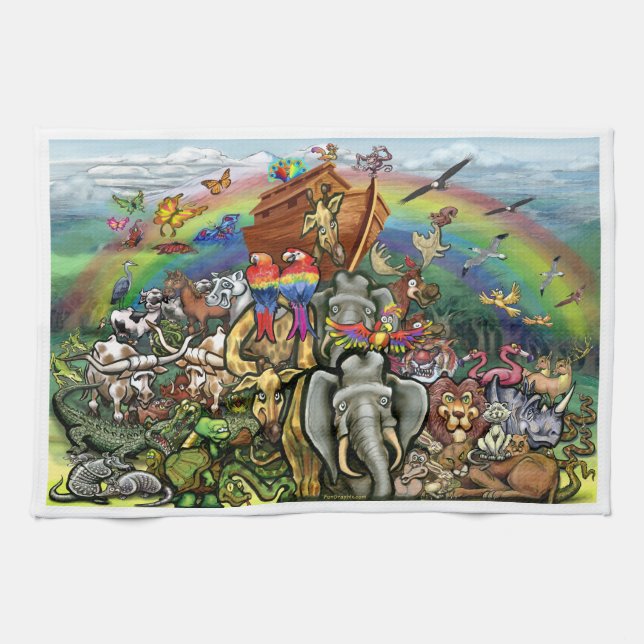 Noahs Ark Kökshandduk (Horisontell)