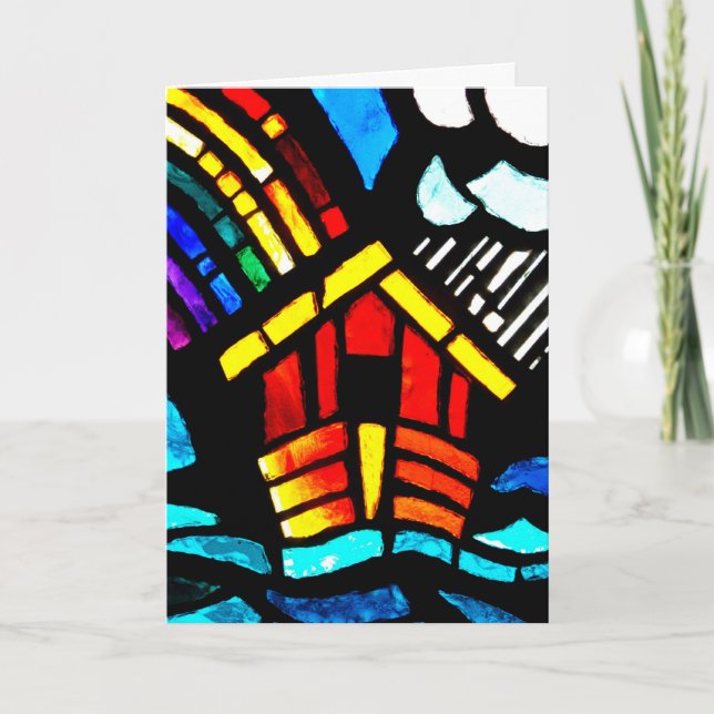 Noahs Ark Notecard Kort (Framsida)
