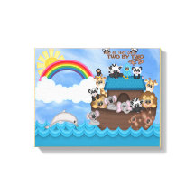 Noahs Ark of Animals two Bible Underbar Flood