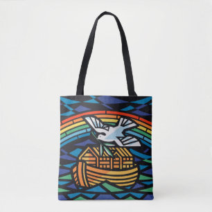 Noahs Ark-onymade Vintage Foton Gamla estetiska bi Tygkasse