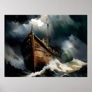 Noahs Ark Överlever stormen Poster