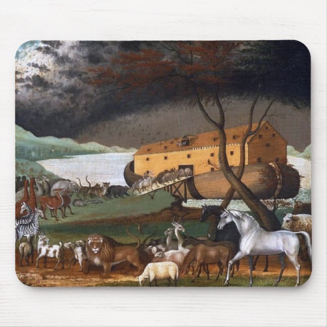 Noah's Ark - Painting by Edward Hicks - 1846 Musmatta (Framsidan)