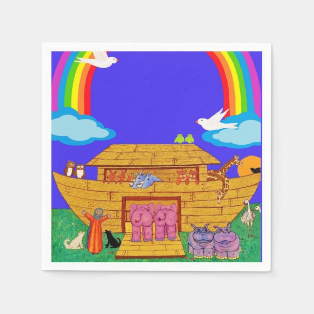 Noahs Ark Pappersservett (Framsidan)