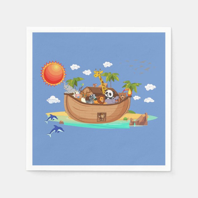 Noahs ark pappersservett (Framsidan)