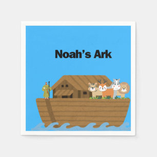 Noahs Ark Party Napkins Kids Pappersservett