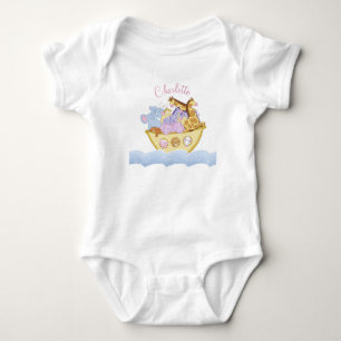 Noahs Ark personlig namn Baby Bodykostym T Shirt