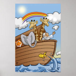Noahs Ark Poster av Salinas Slugger Studios