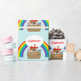 Noahs Ark Rainbow and Cloud Personlig Presentpapper