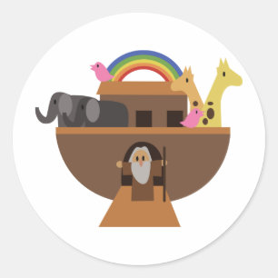 Noahs Ark Runt Klistermärke