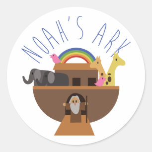 Noahs Ark Runt Klistermärke