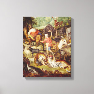 Noahs ark, specificerar av högersidan canvastryck