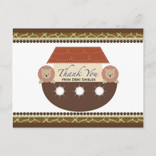 Noahs Ark-tack-kort Vykort