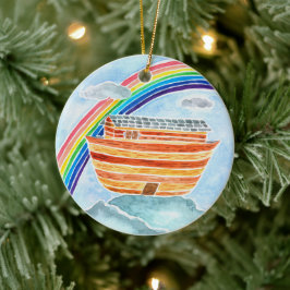 Noah's Ark/The Rainbow Jesse Träd Advent Ornament