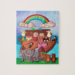 Noahs Ark två efter två barns Småbarn Pussel