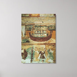 Noahs ark under floden, c.1100 canvastryck