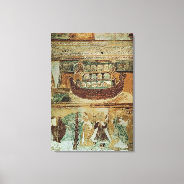 Noahs Ark under översvämningen, 1100 Canvastryck (Framsida)