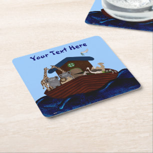 Noahs ark underlägg papper kvadrat