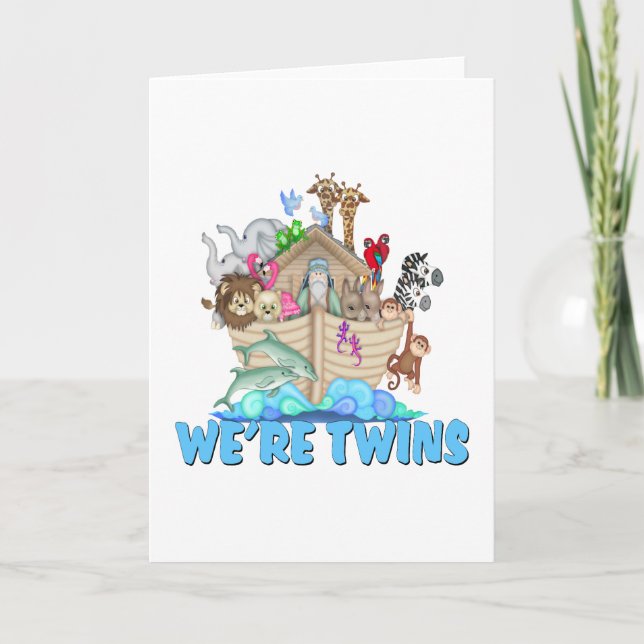 Noahs Ark Vi är Twillingar Meddelande (Framsida)