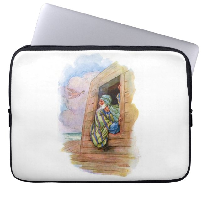 Noahs Ark vid havet Laptop Fodral (Framsidan)