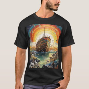 Noahs Ark Watercolor T Shirt