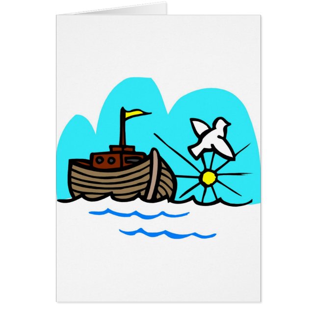 Noahs arkkristen artwork_1 hälsningskort (Framsidan)